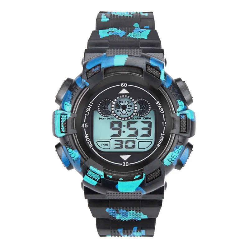 Men Watches LED Digital Alarm Date Rubber Army Watch Waterproof Sport Wristwatch Famous relogio masculino