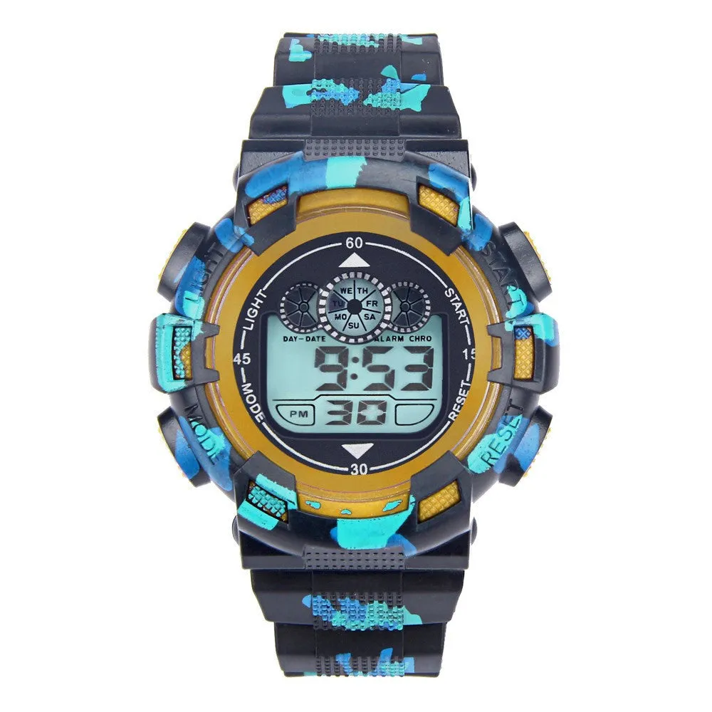 Men Watches LED Digital Alarm Date Rubber Army Watch Waterproof Sport Wristwatch Famous relogio masculino