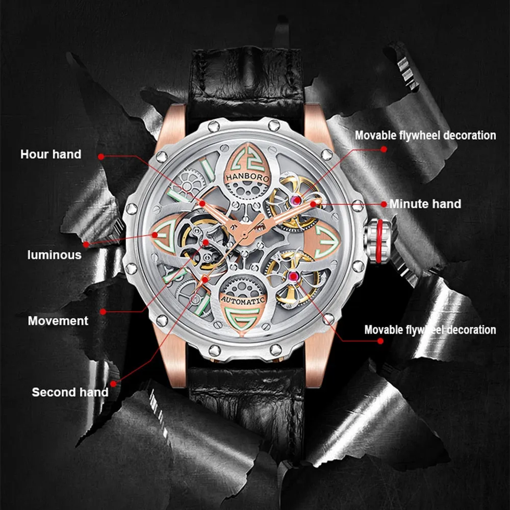 Men's Luxury Sapphire Crystal Designer Automatic Mechanical Watches