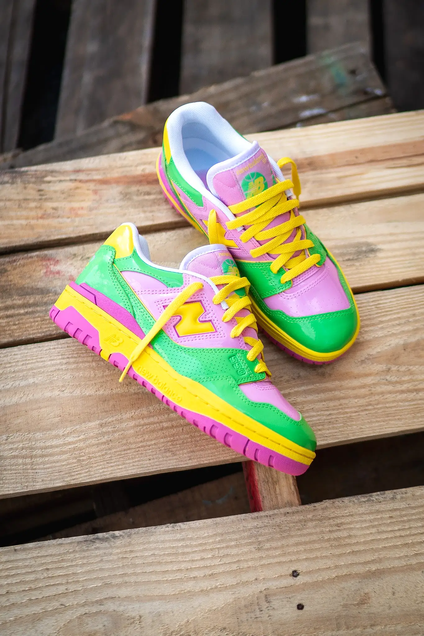 Mens New Balance 550 (Neon Multi) - BB550YKA