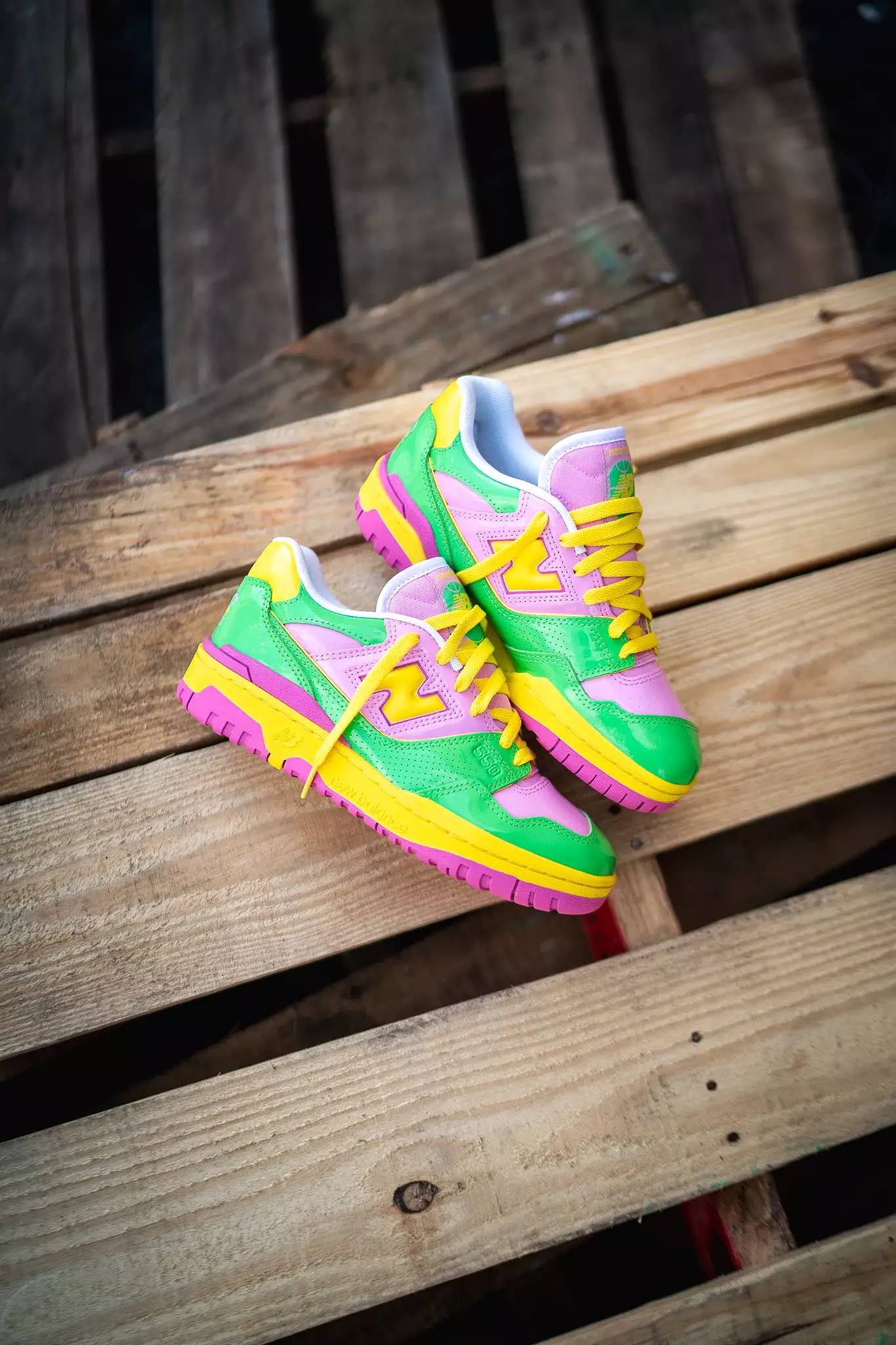 Mens New Balance 550 (Neon Multi) - BB550YKA