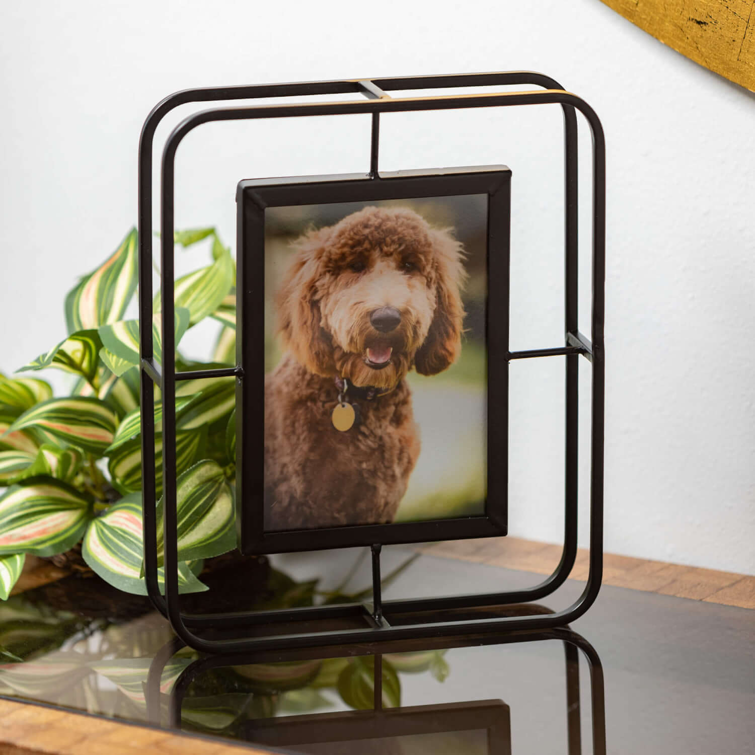 Modern Black Wire Frame