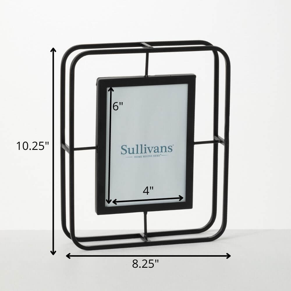 Modern Black Wire Frame