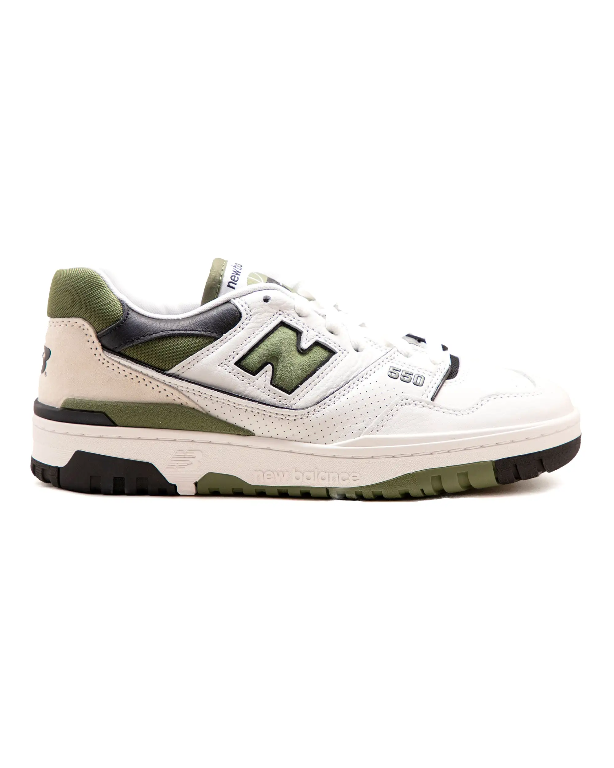 New Balance 550 Bianco Verde Militare