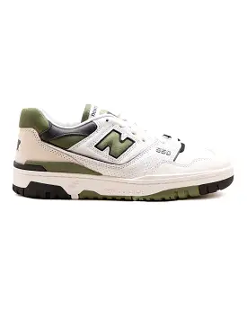 New Balance 550 Bianco Verde Militare