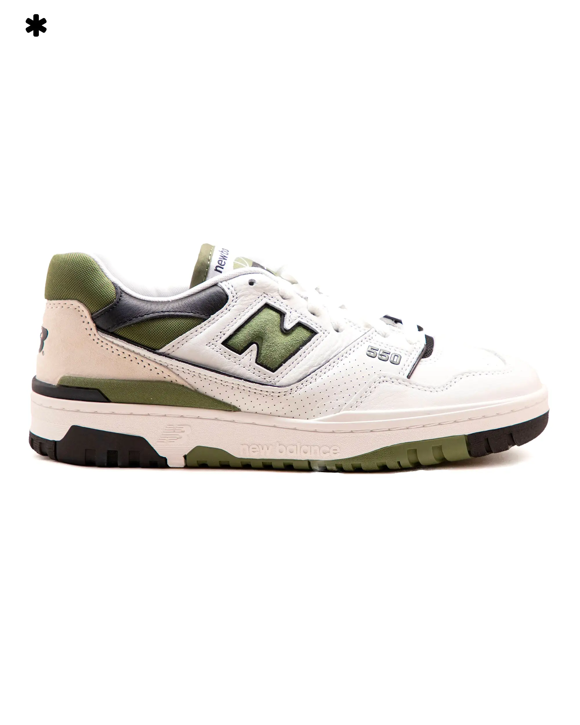 New Balance 550 Bianco Verde Militare