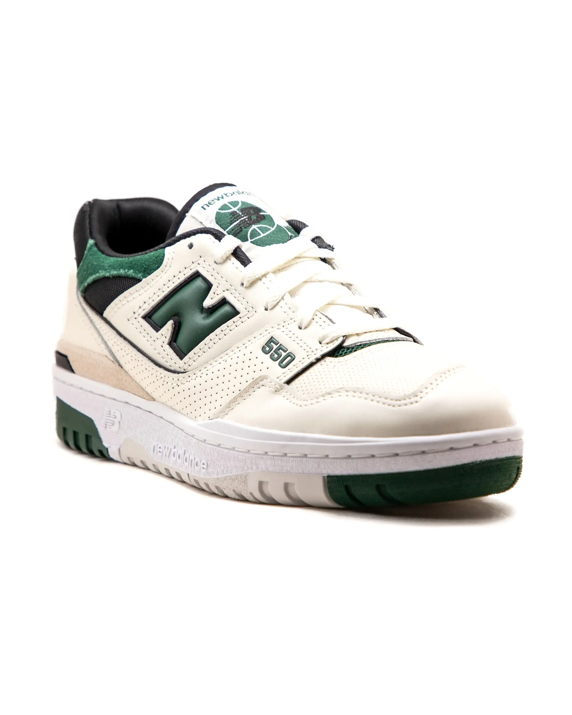 New Balance 550 Sea Salt Pine Green