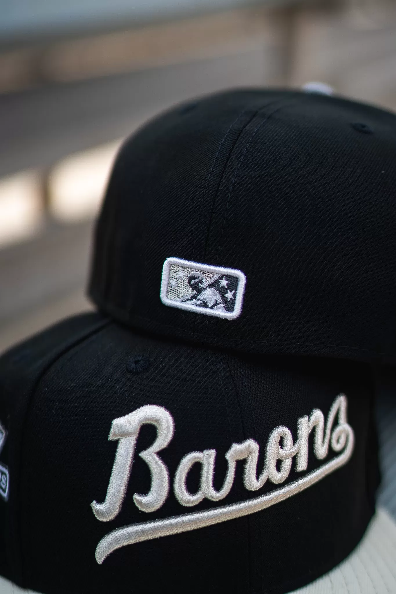 New Era Birmingham Barons 20th Anniversary Grey UV (Black/Off White)