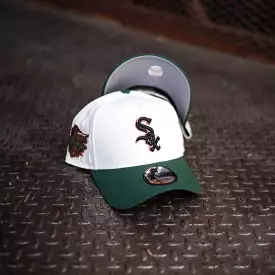 New Era Chicago White Sox 9FORTY A-Frame Snapback (Off White/Light Pine)