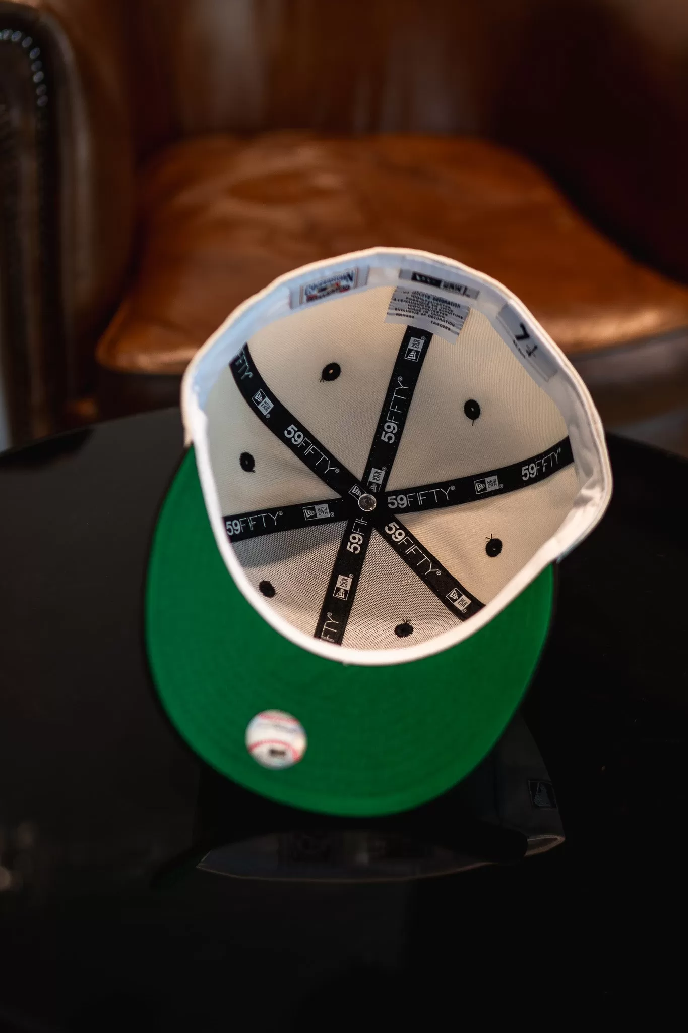 New Era Florida Marlins Side Batty Green UV (Off White/Black)