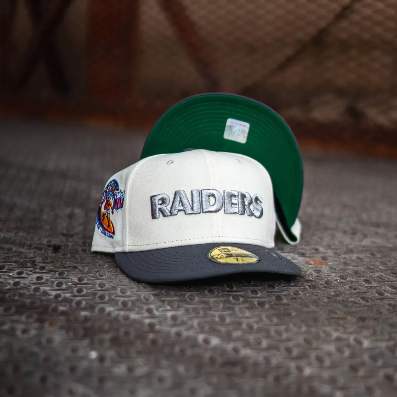 New Era Las Vegas Raiders 2002 Pro Bowl Green UV (Off White/Grey)