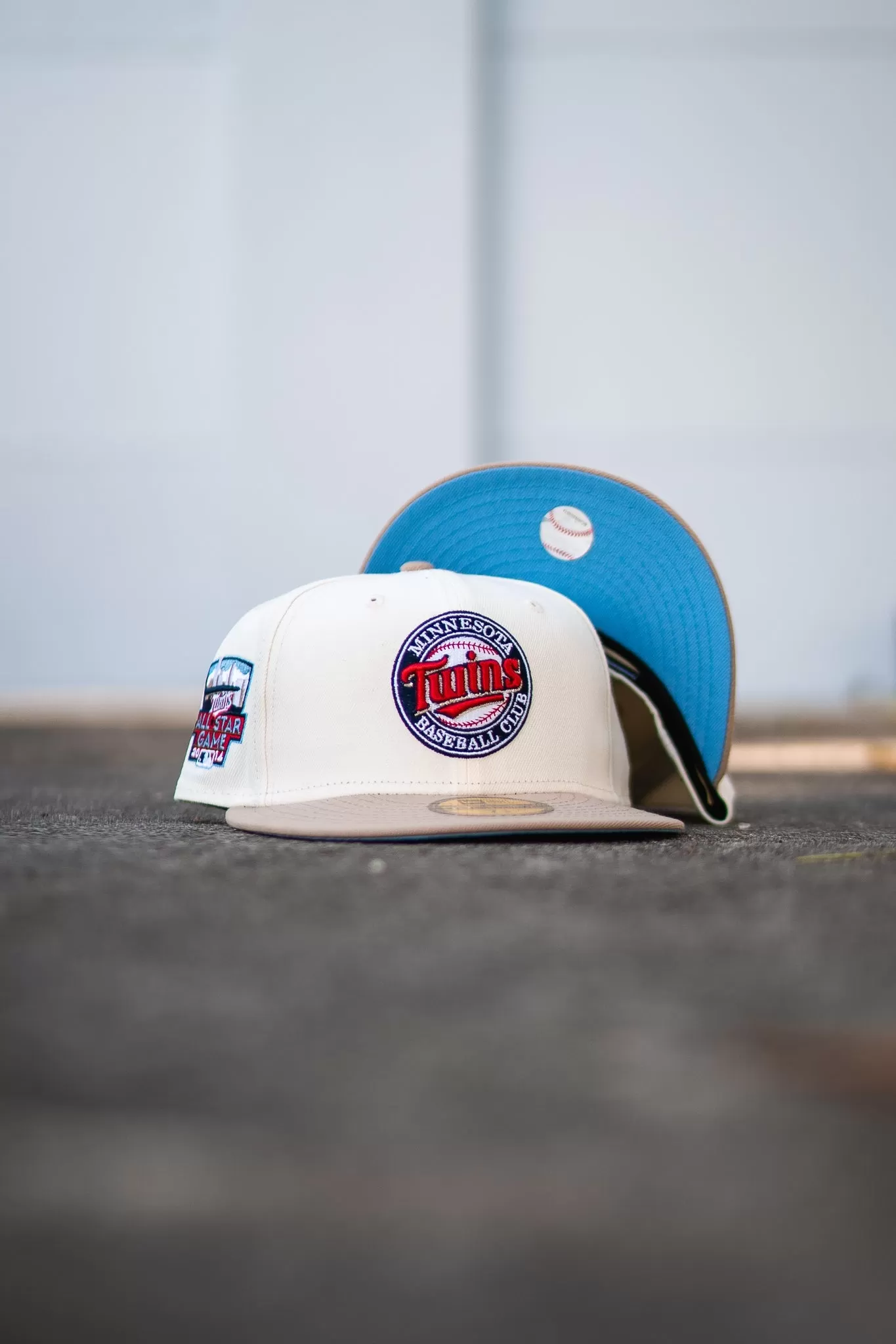 New Era Minnesota Twins 2014 ASG Sky UV (Off White/Beige)