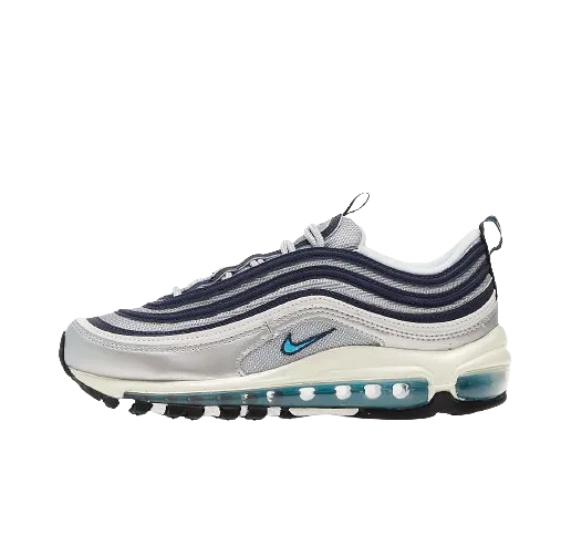 Nike Air Max 97 Metallic Silver Chlorine Blue (Women's)