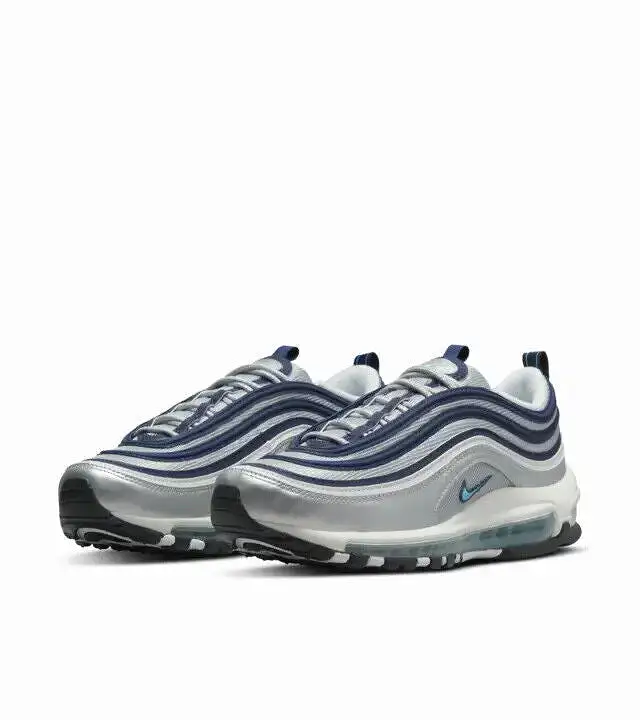 Nike Air Max 97 Metallic Silver Chlorine Blue (Women's)