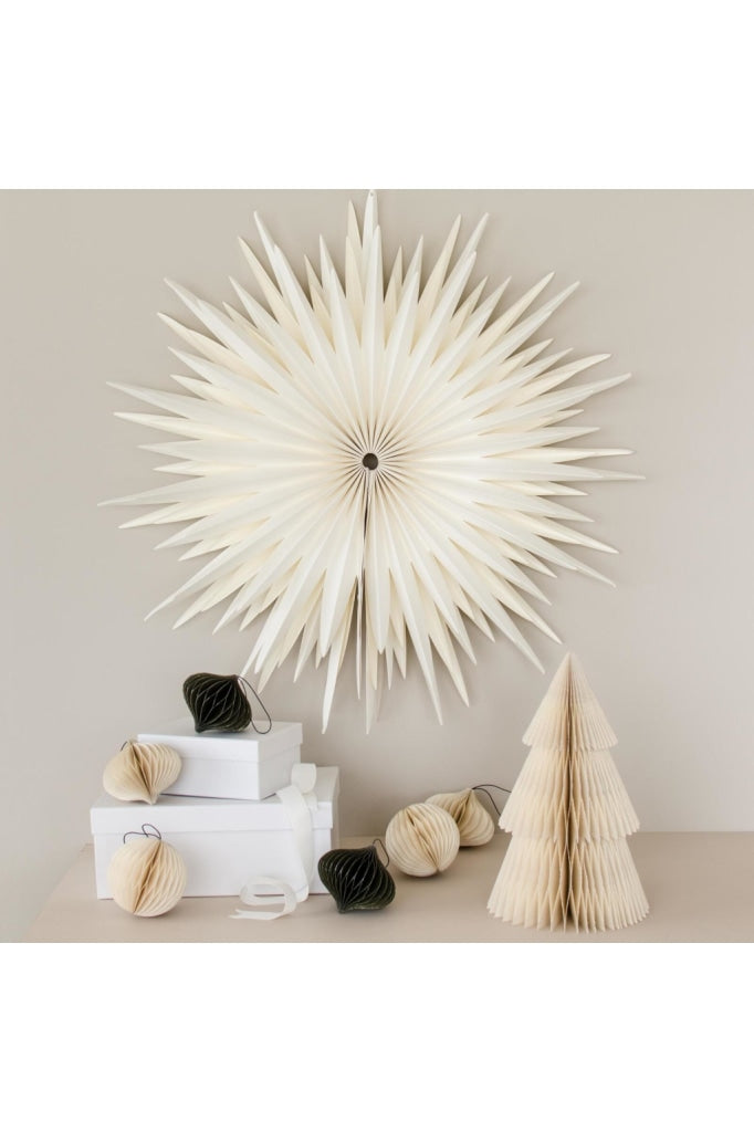 Nordic Rooms - Window & Wall Hanging Star Ornament - 50cm - Off White