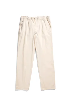 Norse Ezra Relaxed Organic Stretch Twill Trouser Oatmeal