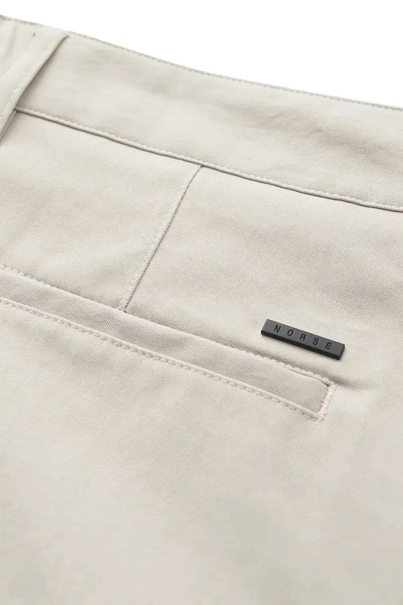 Norse Ezra Relaxed Solotex Twill Trouser Stone