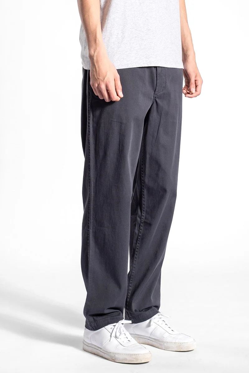 Norse Ezra Relaxed Stretch Twill Trouser Slate Grey