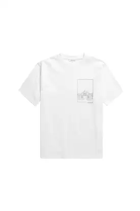 Norse Johannes Kanonbadsvej Print T-shirt White