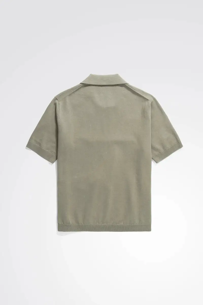 Norse Leif Linen Polo Clay