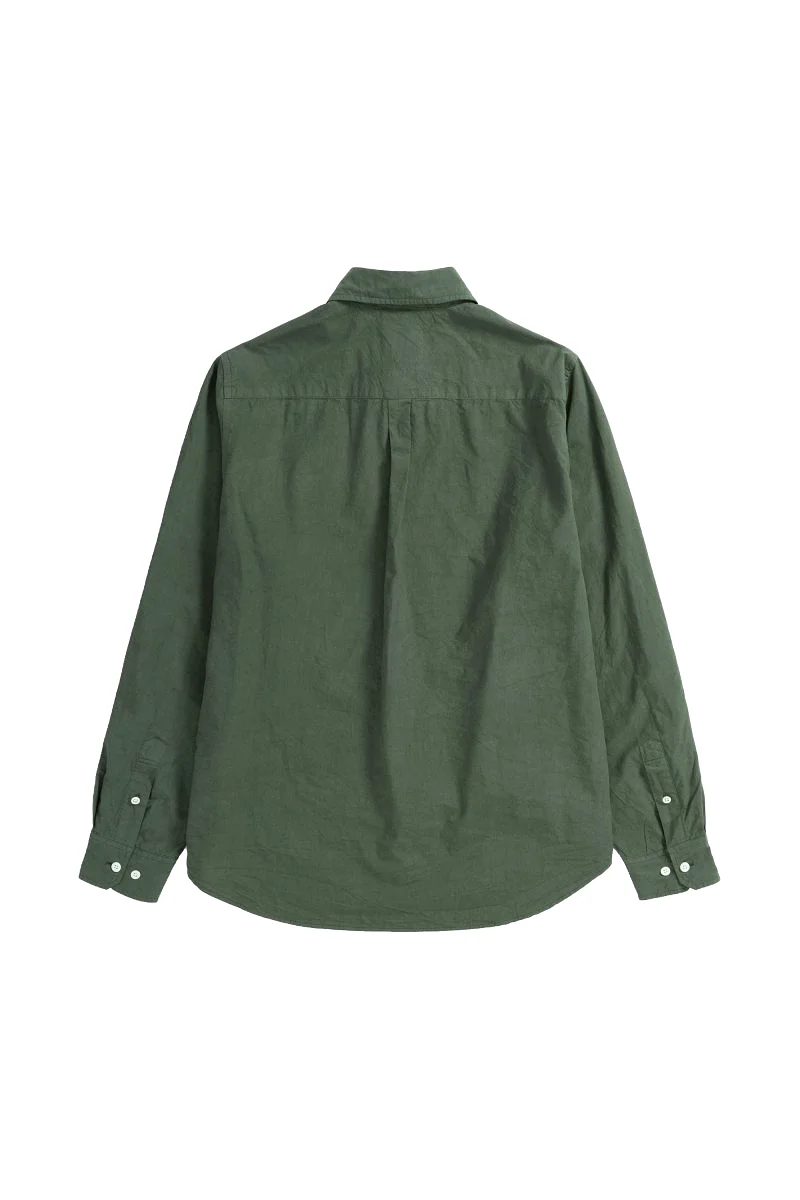 Norse Osvald Tencel Shirt Spruce Green