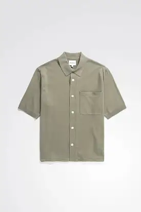 Norse Rollo Linen SS Shirt Clay