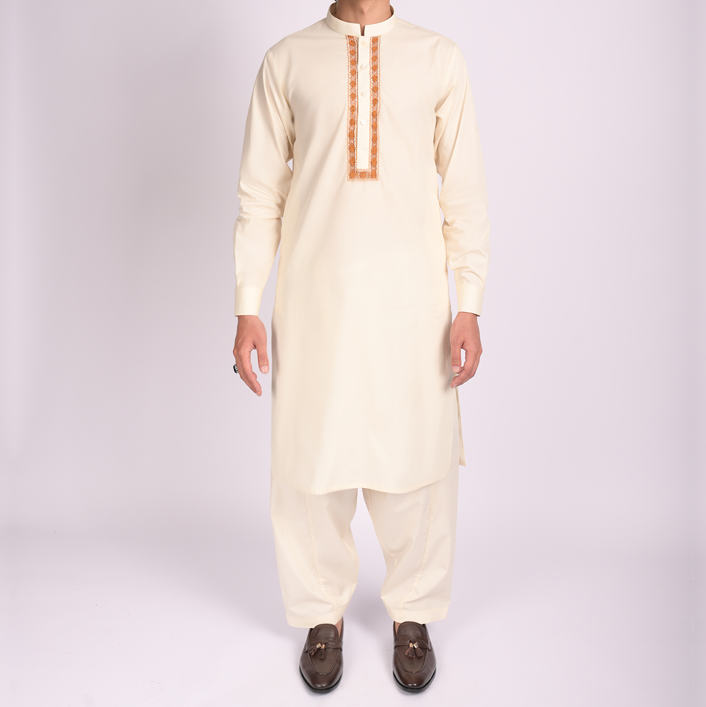 Off White Shalwar Qameez