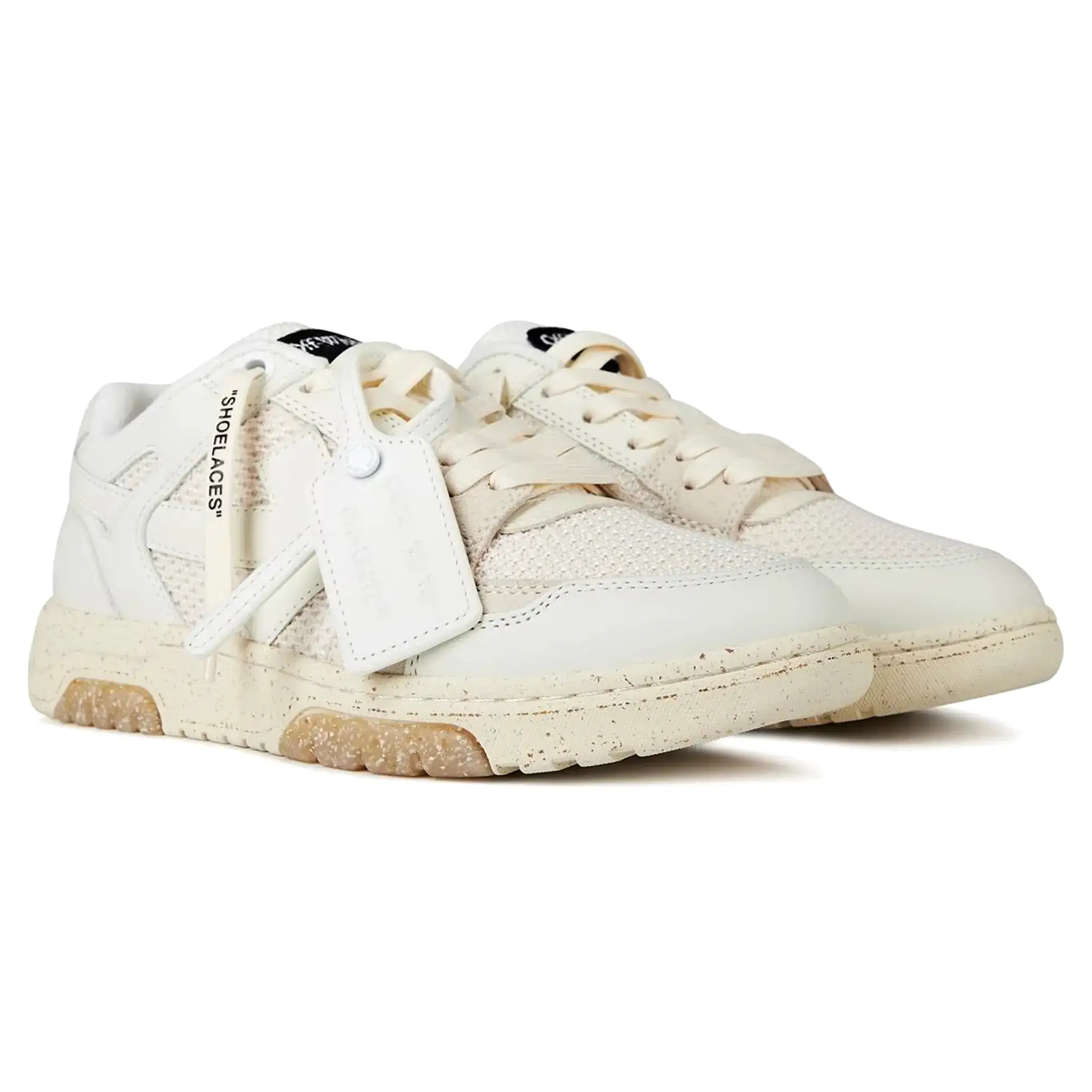 Off-White Slim Out Of Office White Beige Sneakers