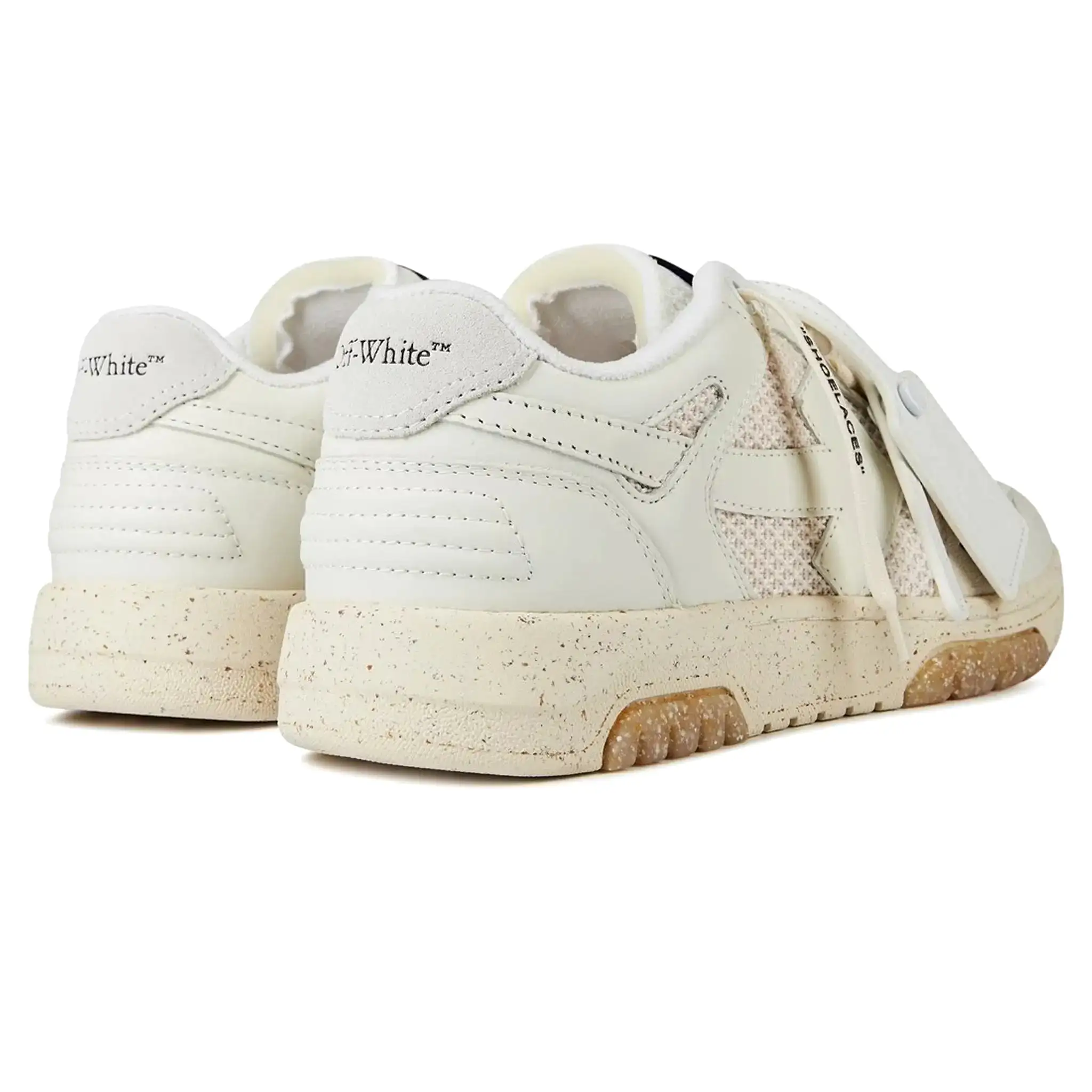 Off-White Slim Out Of Office White Beige Sneakers