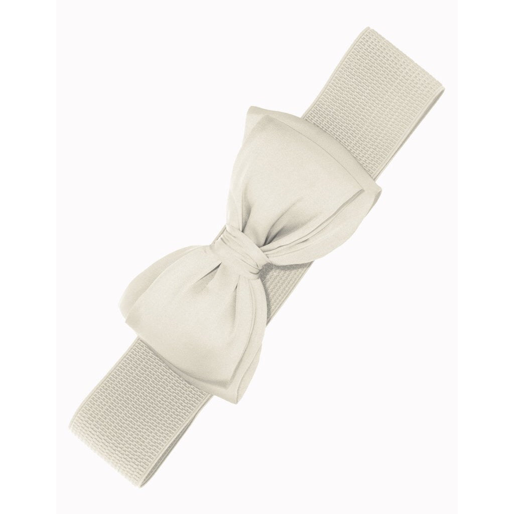 Off White Vintage Bow Belt