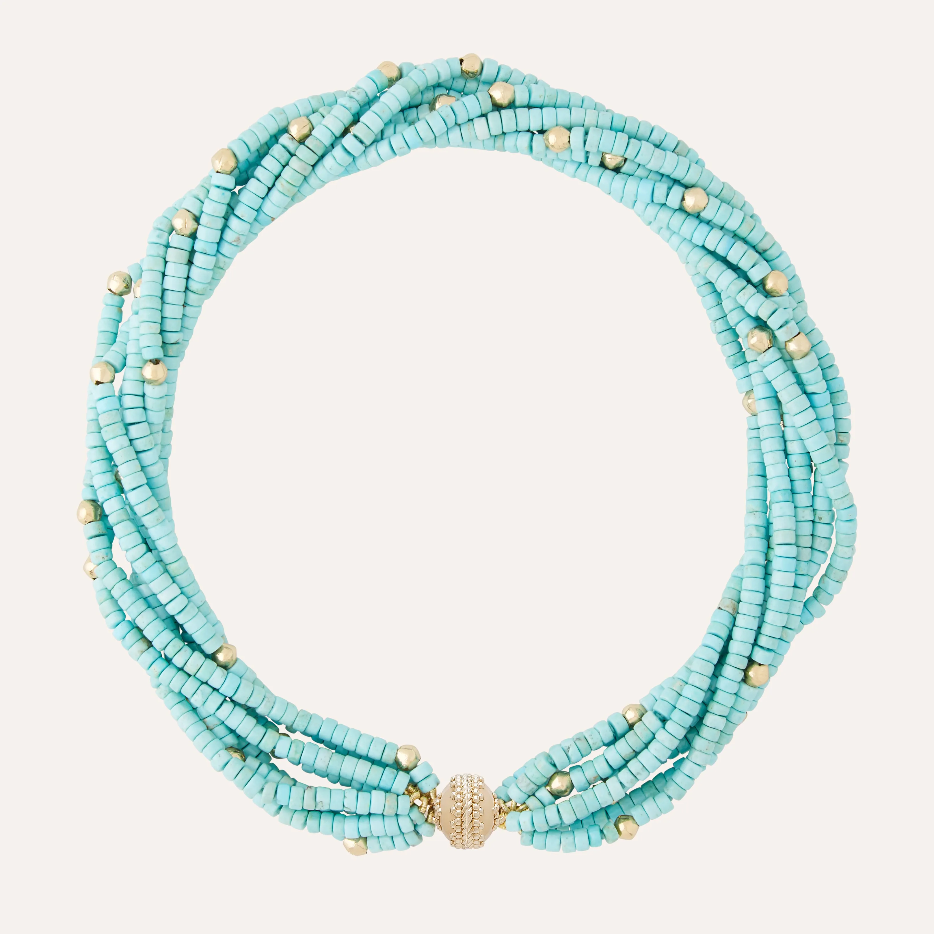 Peppercorn Magnesite Multi-Strand Necklace