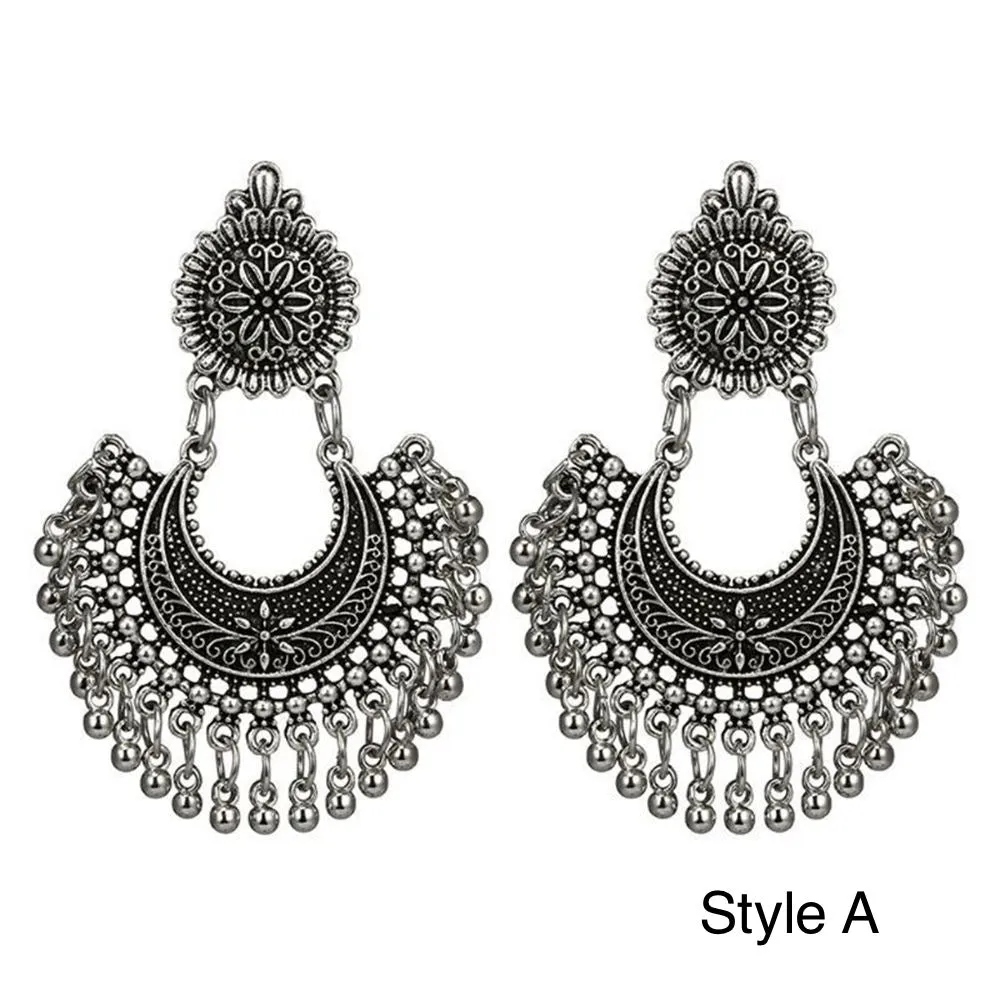 Priya Vintage Metal Earrings - 3 Styles - LAST CHANCE