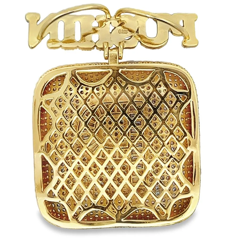 Pushin P CZ Hip Hop Bling Iced Out Pendant