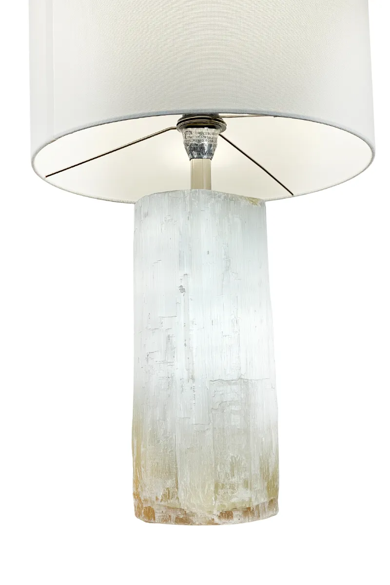 Selenite Crystal Lamp