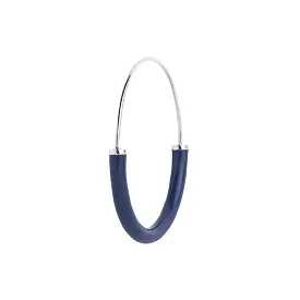 Serendipity Hoop Medium, Silver/Blue