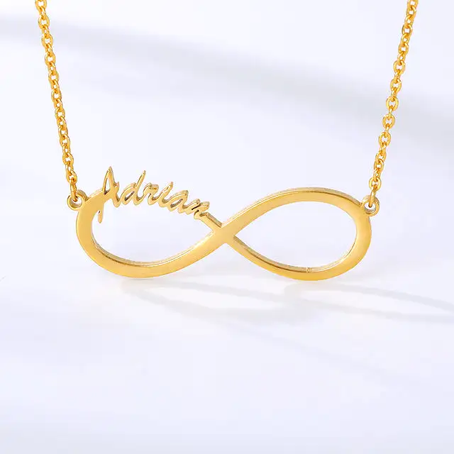 Shop i Style Custom Stainless Steel Infinity Name Necklace Boho Jewelry Personalized