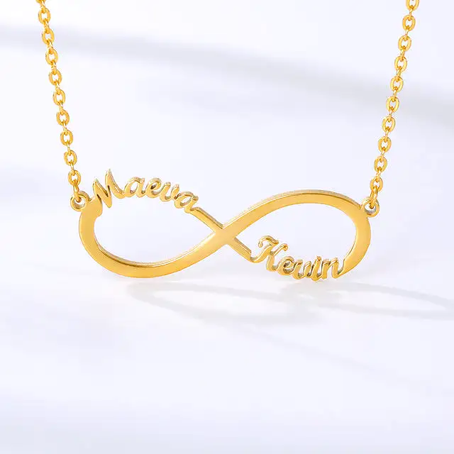 Shop i Style Custom Stainless Steel Infinity Name Necklace Boho Jewelry Personalized