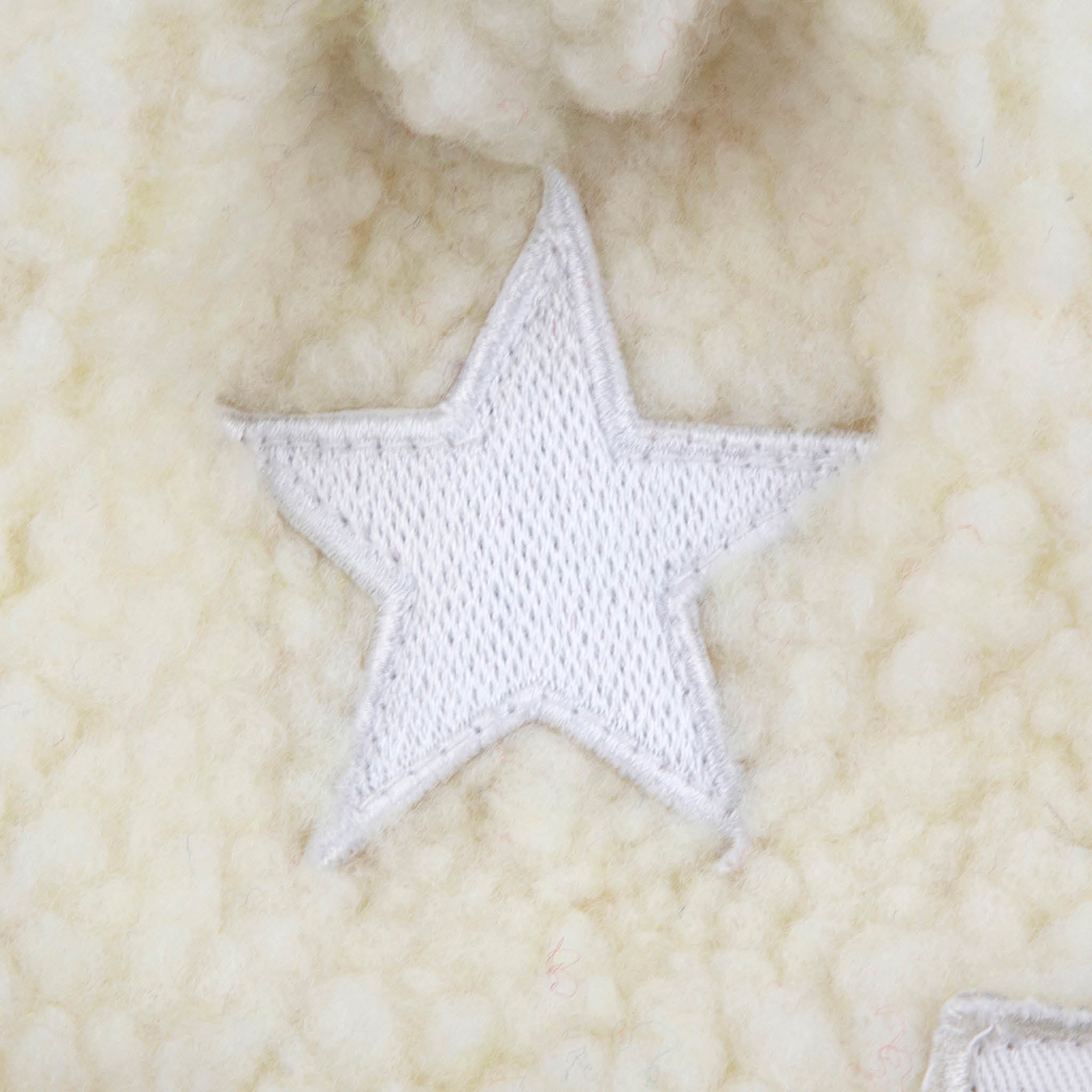 SOUNDER GOLF DRIVER HEADCOVER - CREAM / OFF WHITE STAR LOGO