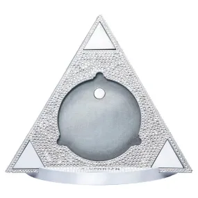 SPARTAN Swarovski Crystal Trifecta Display Delta Plate