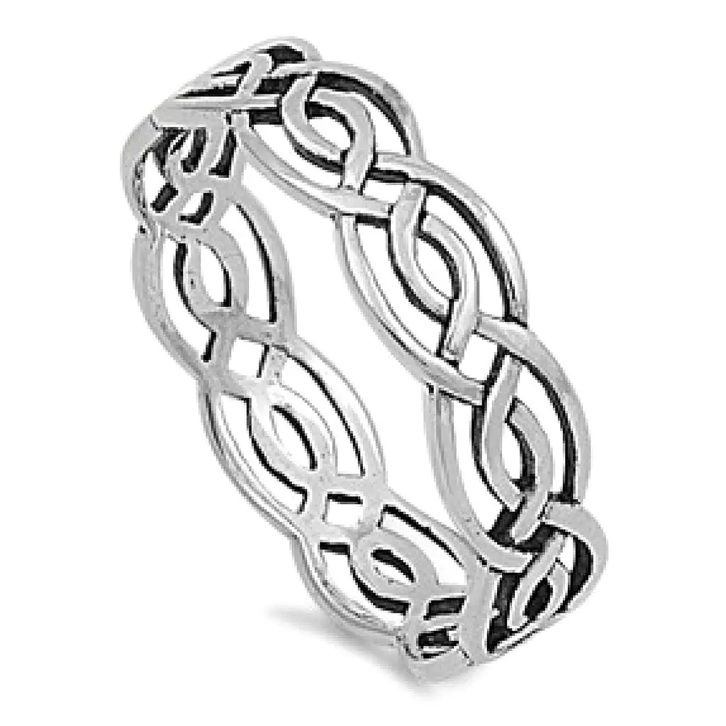 Sterling Silver Celtic Twisted Ring