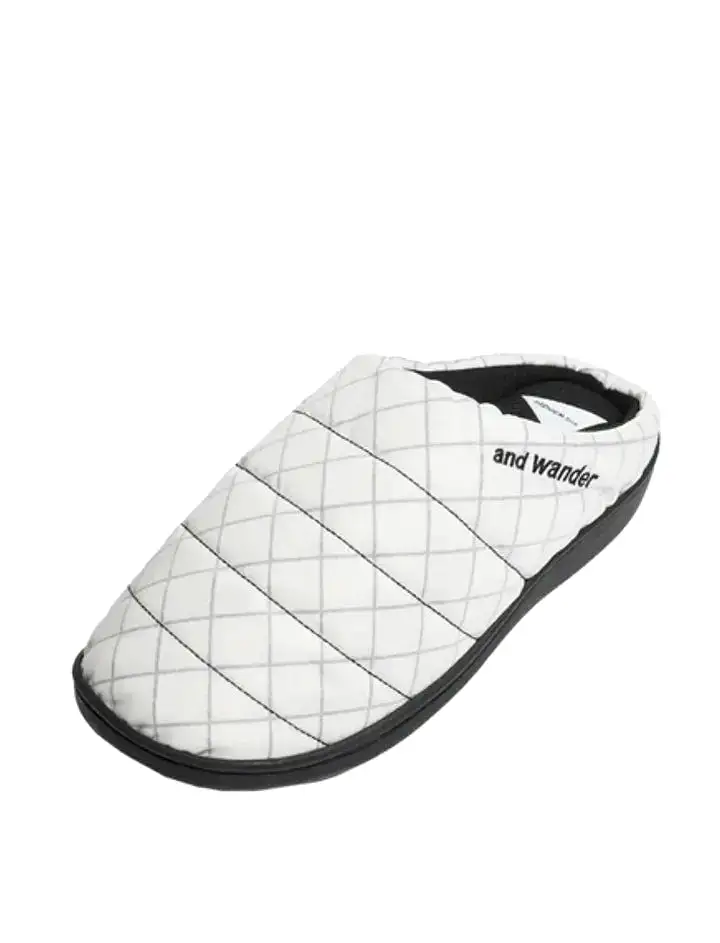 Subu × And Wander Ecopak Slipper Off White