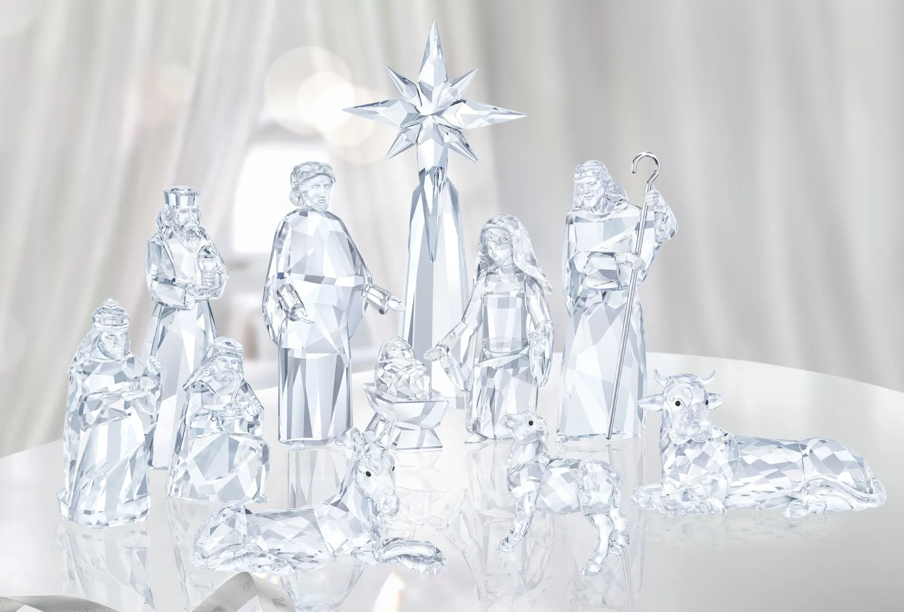 Swarovski Crystal Figurine Nativity Scene SHEPHERD -5297706