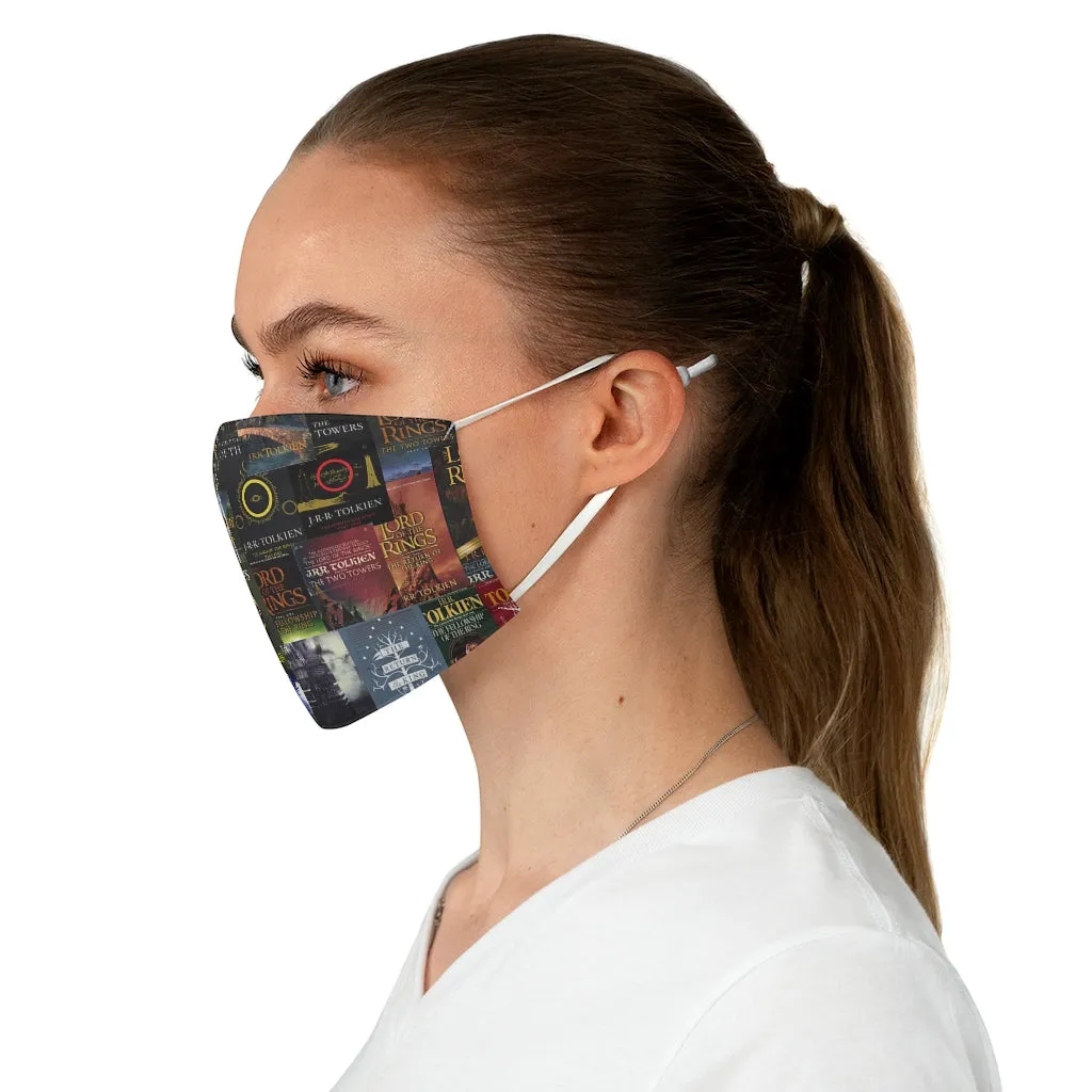 The Lord Of The Rings Book Covers Fabric Face Mask