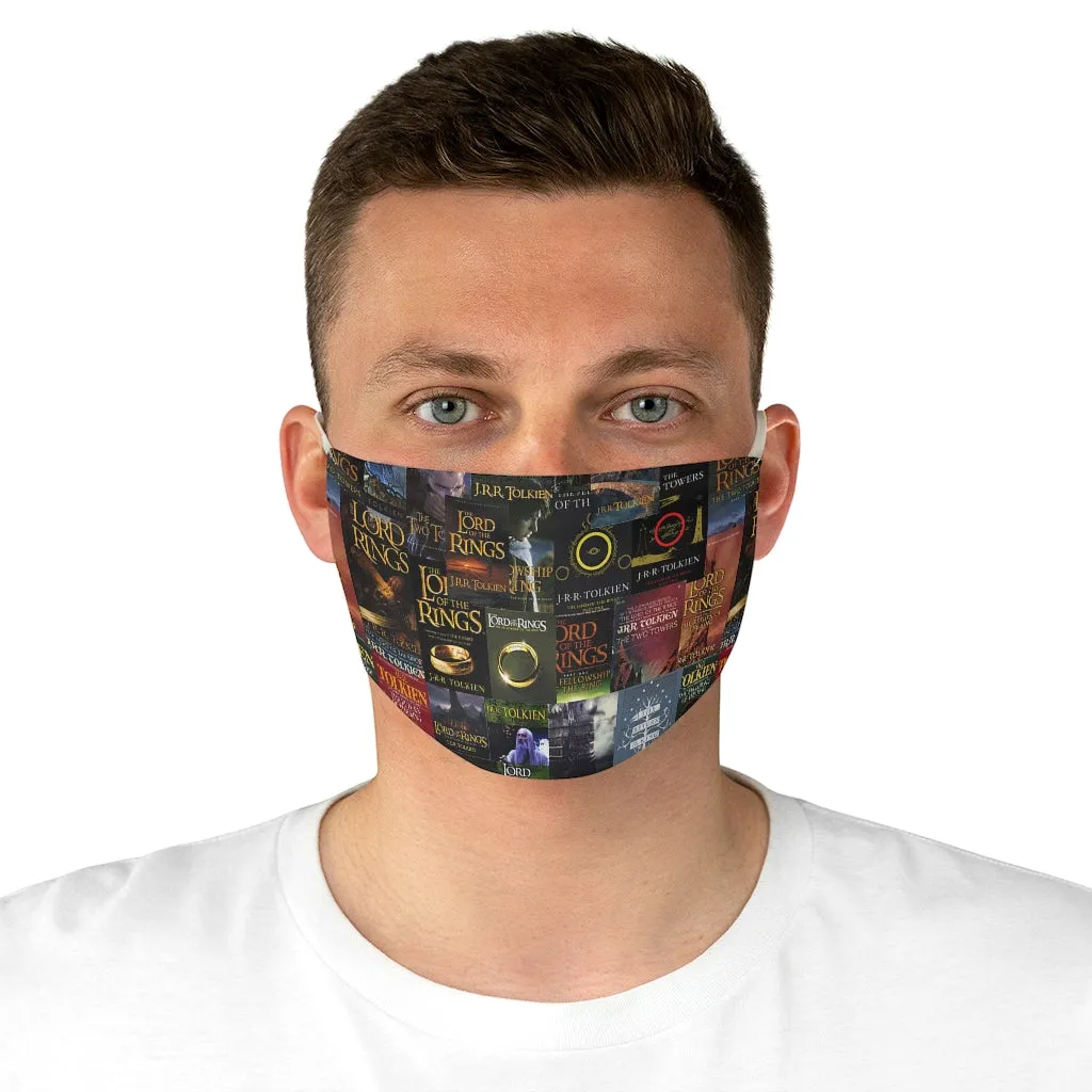 The Lord Of The Rings Book Covers Fabric Face Mask