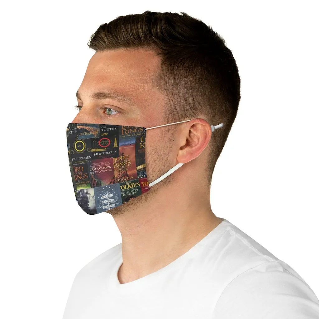 The Lord Of The Rings Book Covers Fabric Face Mask