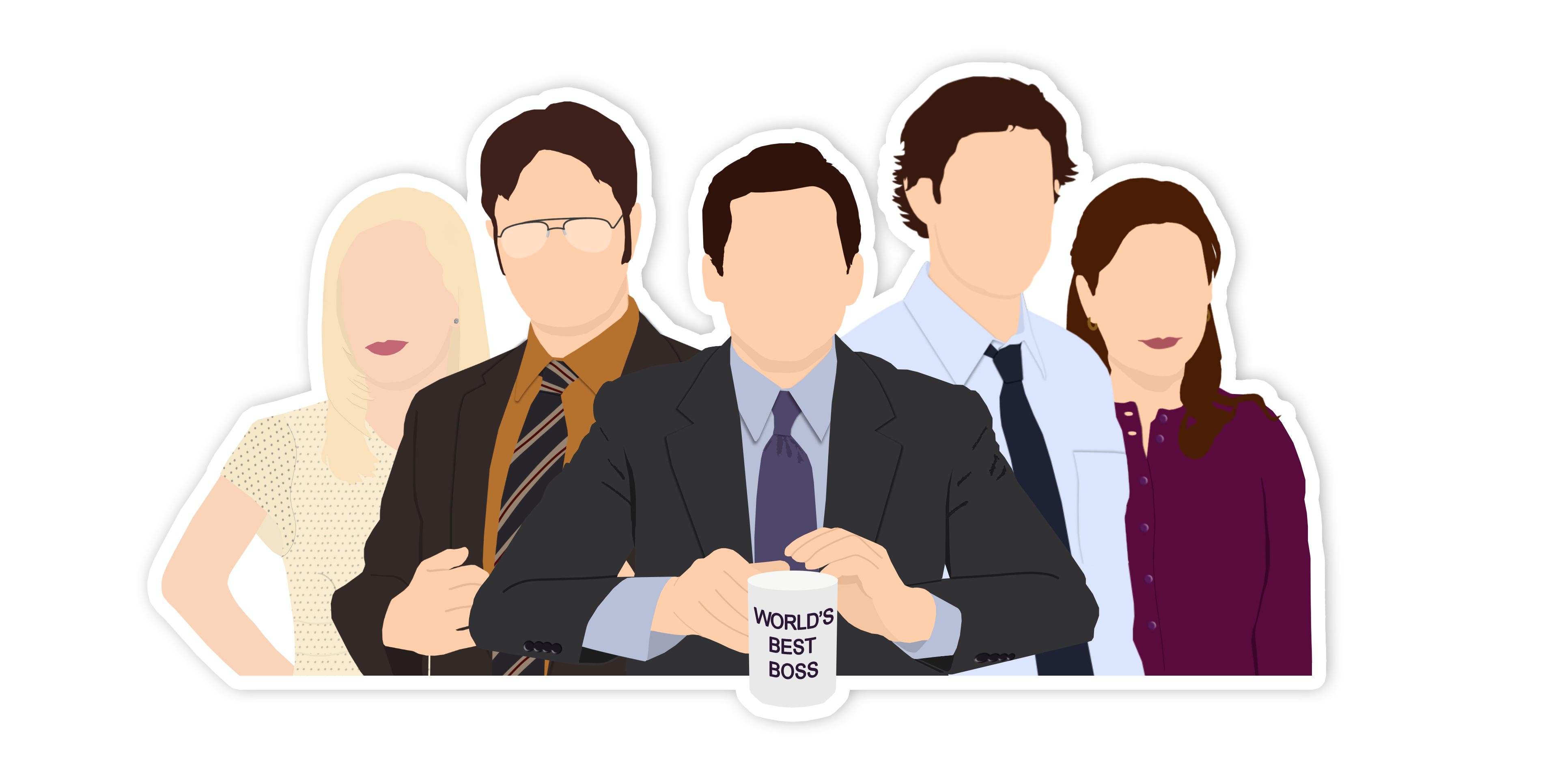 The Office Cast Sticker