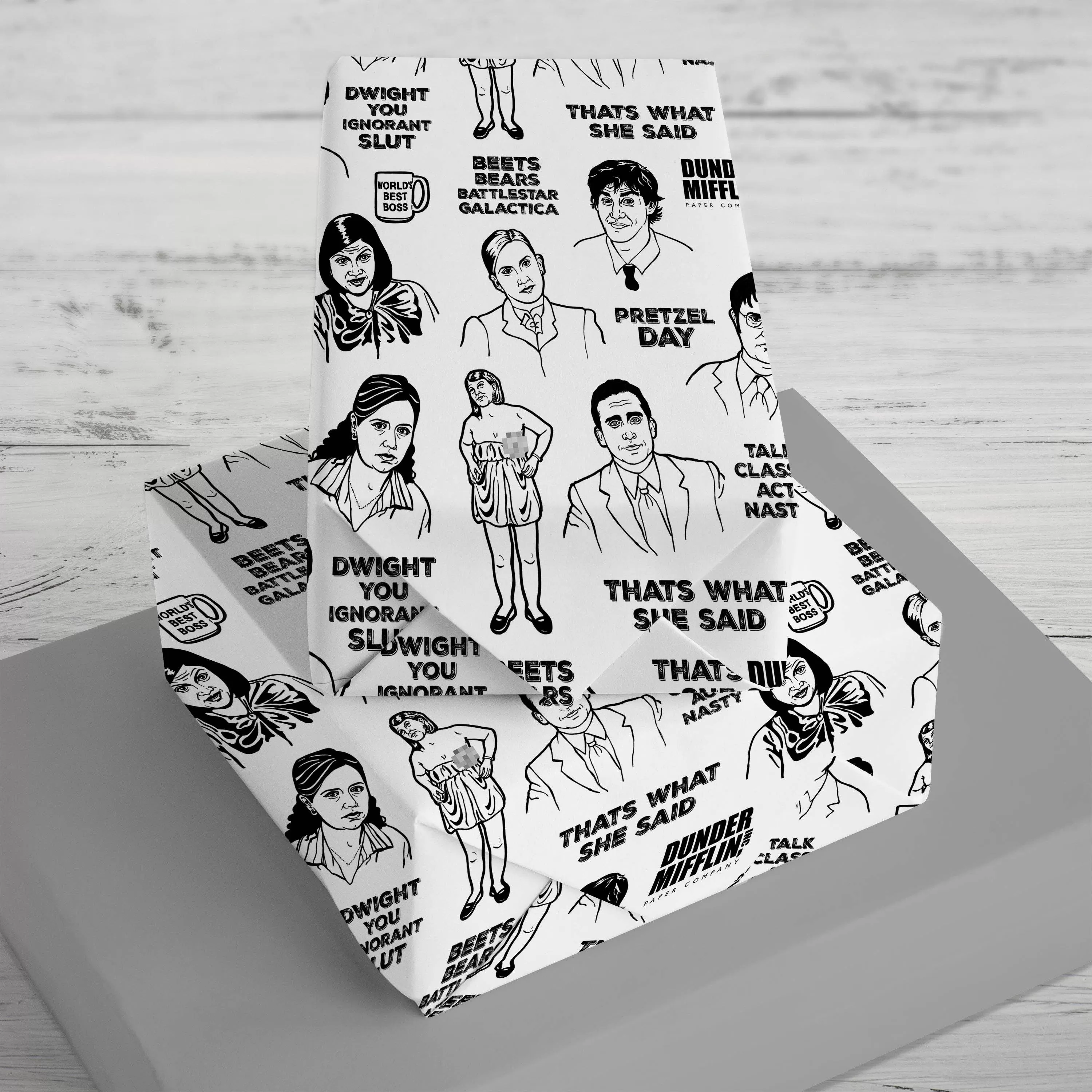 The Office Gift Wrap 24x36 Sheet