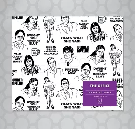 The Office Gift Wrap 24x36 Sheet