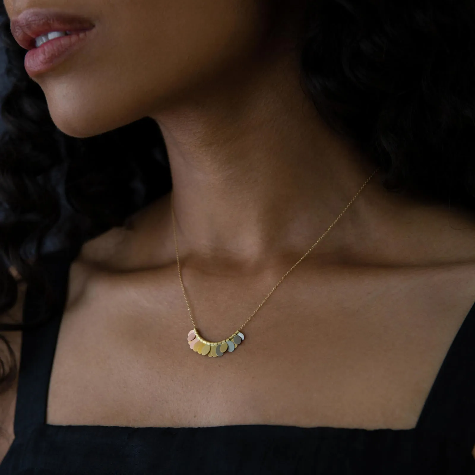 Tiny Songbird Arc Necklace - Sia Taylor