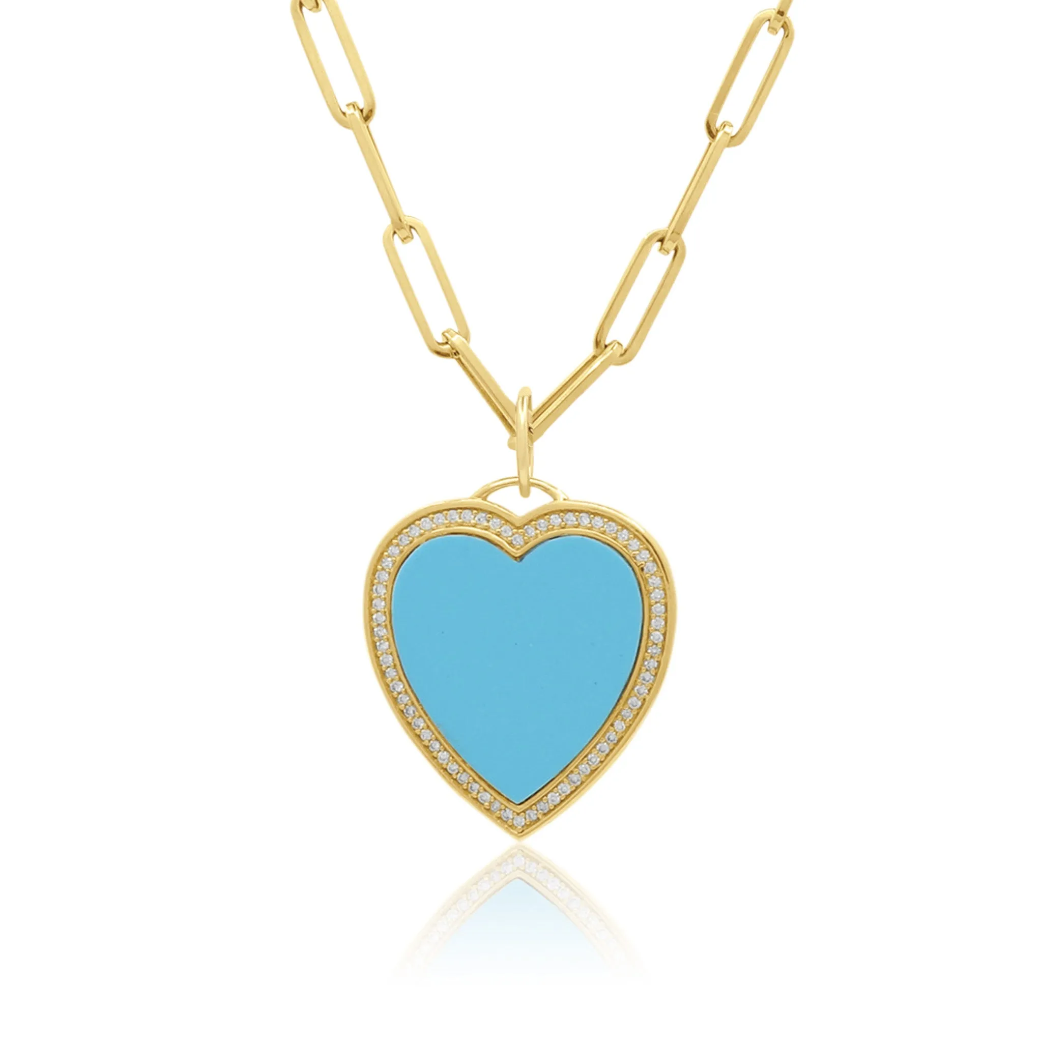 Turquoise Heart Pendant